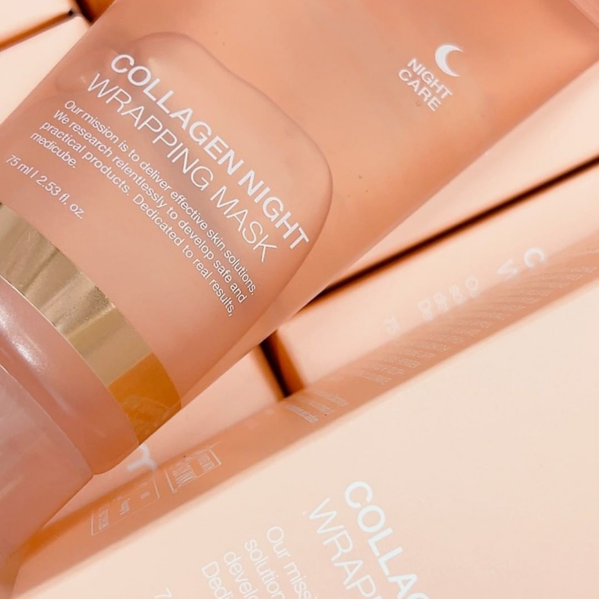 Maska Collagen Night Wrapping  - 75 ml Intensywne Nawilżenie