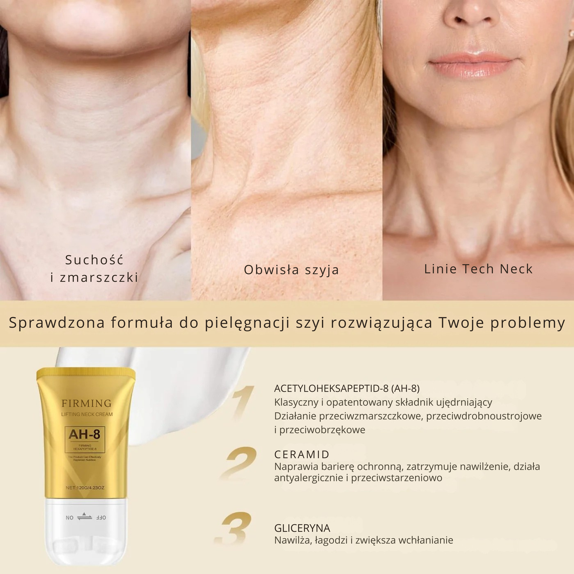 Sculpt Liftingujący Kremo-masażer do Szyi