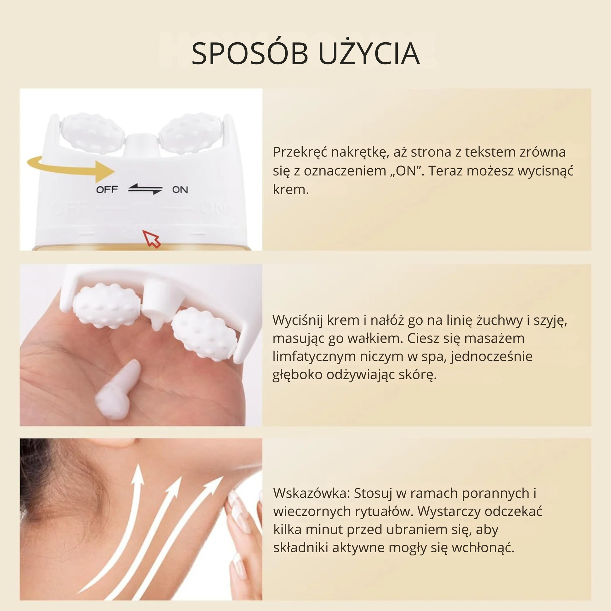 Sculpt Liftingujący Kremo-masażer do Szyi